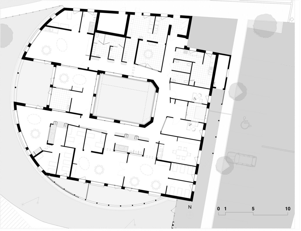 Plan de la SAJE à Saint-André-de-Corcy