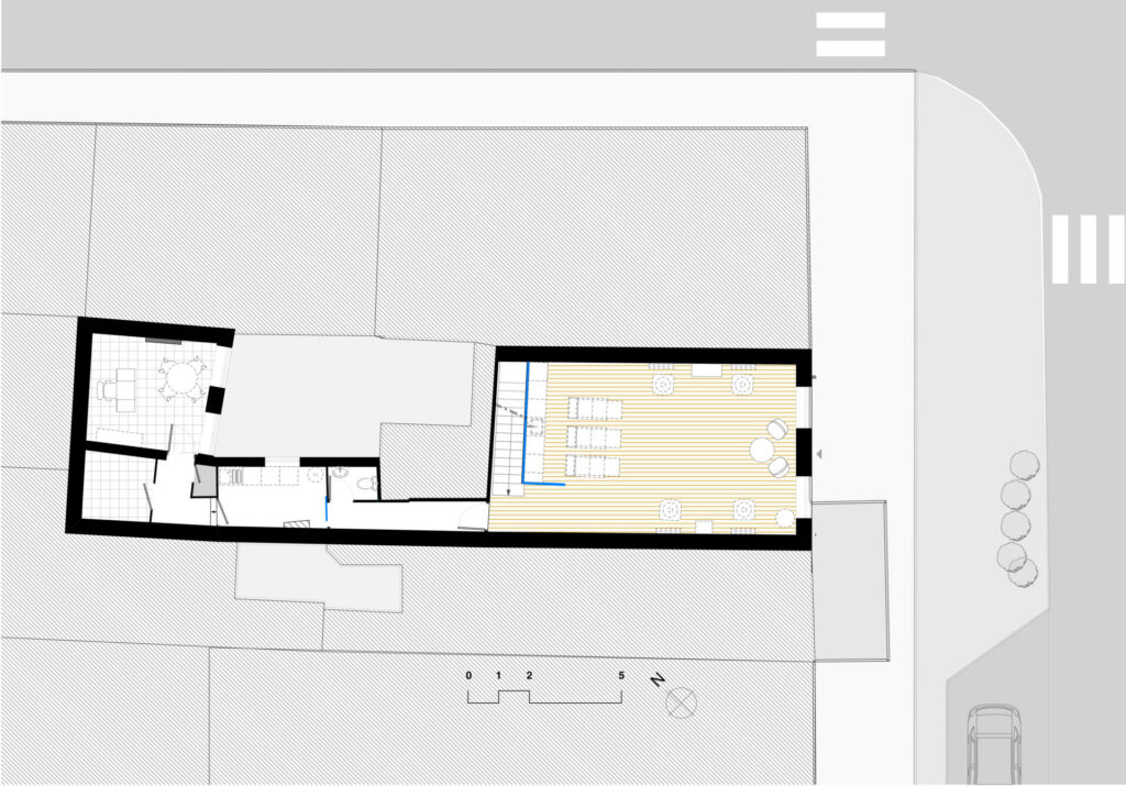 Plan du 1er Etage du Salon de Coiffure à Mâcon