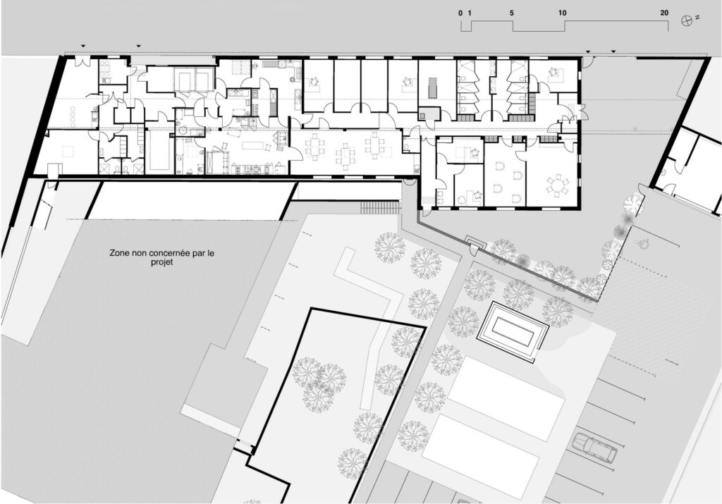 Plan de l'Association du Pont à Mâcon