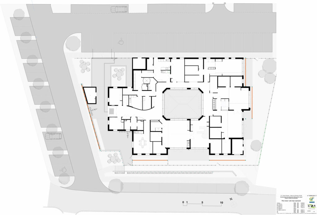 Plan de la SAJE à Villars les Dombes