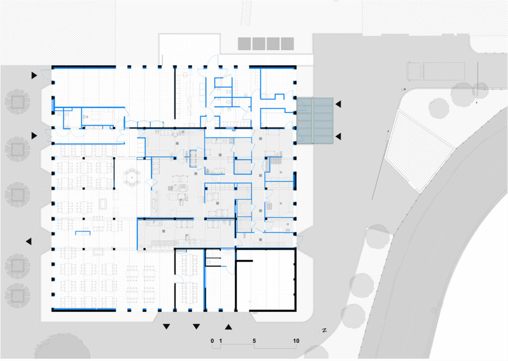 Plan du Collège Schuman à Mâcon