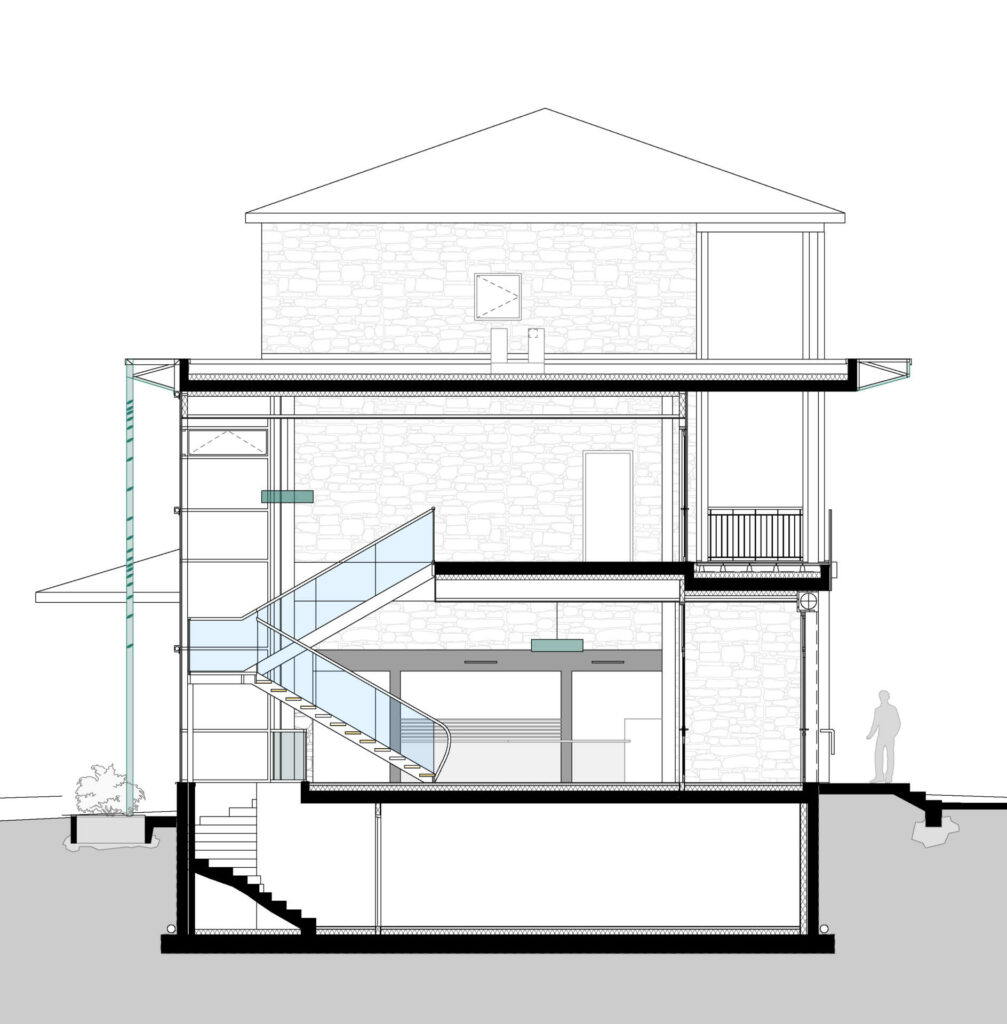 Plan de Coupe de la Mairie de Feillens